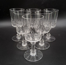 Service de six verres à vin