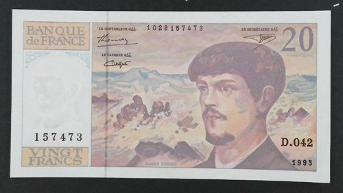 Billet banque france 20 - billet,