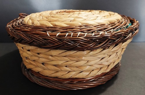Corbeille couture jonc - corbeille,