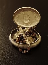 Vintage Religioux Boite Et