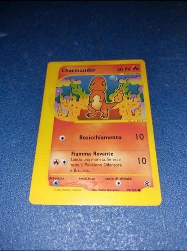 Carte card pokemon charmander