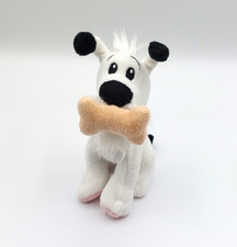 Peluche chien Idéfix os Delta