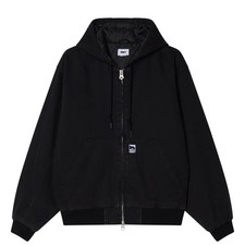 Obey Randy Zip Up Hood Black
