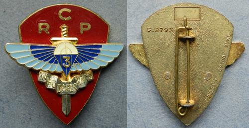 Rcp régiment de - 3°,