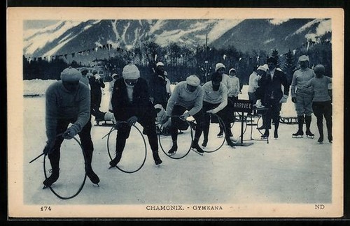 Cpa chamonix gymkana - chamonix,,