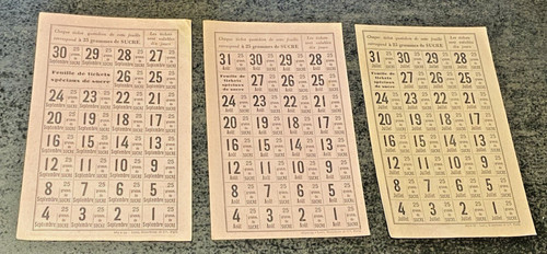 Lot ticket de - de, 3