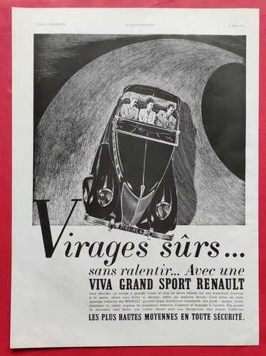 Publicité presse 1937