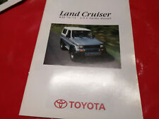 CATALOGUE PUBLICITAIRE 16 PAGES DU 15-09-1995 TOYOTA LAND CRUISER KZJ70 KZJ73
