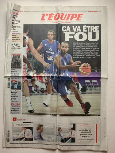 Equipe aout 2011 euro - l'equipe,