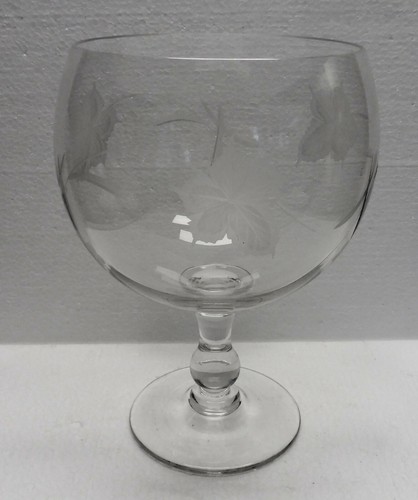 Enorme ancien verre - , pied