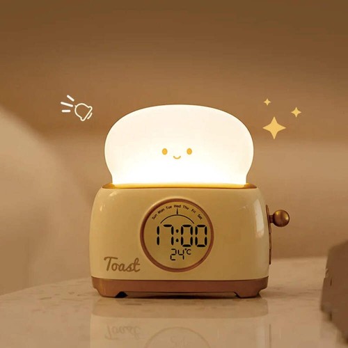 Kid alarm clock led night - alarm,