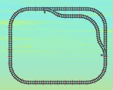Lego train rails - lego®, chemin