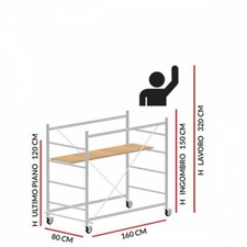Echafaudage JOLLY 160 Hauteur