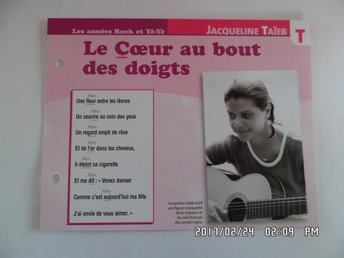 Carte fiche plaisir chanter - carte,