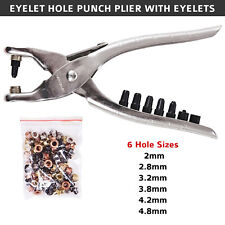 Pince À Oeillets Interchangeable AMTECH Avec Outils De Perçage Kit De 6 Découpes