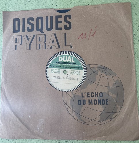 Disque acetate pyral tours - disque, 78