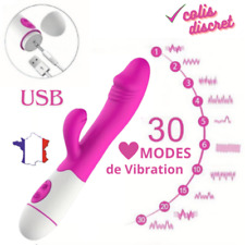 Vibromasseur Gode Réaliste Sextoy Vibrant Point G Godemichet 30 Fréquences