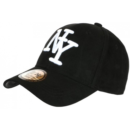 Casquette daim noire - ny,