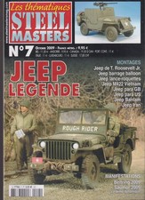 STEEL MASTERS THEMA N°07 JEEP LEGENDE - JEEP PARA / BANTAM / LANCE-ROQUETTES