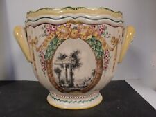 Grand cache pot en Faience de SCEAUX - couronne comtale