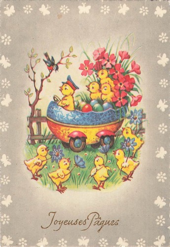 Illustree paques poussins - illustree,