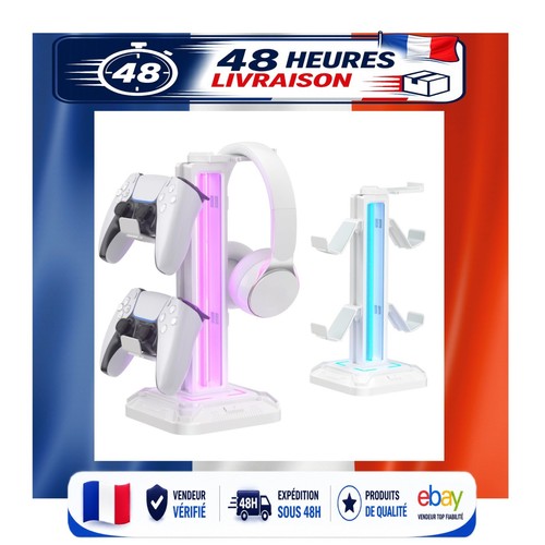 Support casque gaming - casque, avec