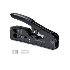 Outil de sertissage tout-en-un RJ45 RJ12, pince à sertir Ethernet pour connec...