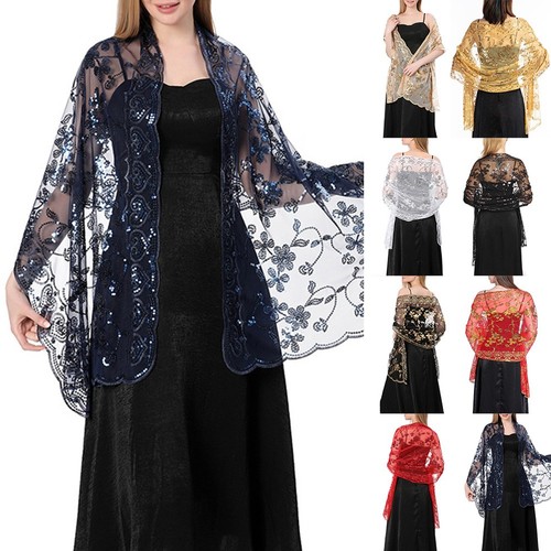 Foulard dentelle tulle - dentelle, en