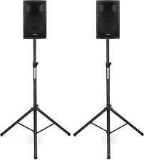 Pack Sono Enceinte PA Haut Parleur 10'' Active USB AUX Bluetooth 400W + Pieds