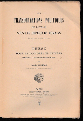Jullian les transformations - -,