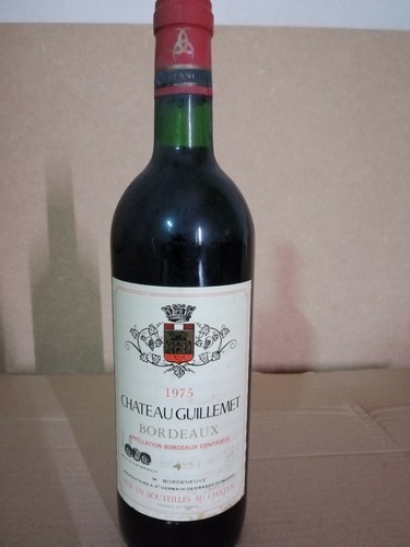 Bordeaux rouge 1975 médaille - rouge,