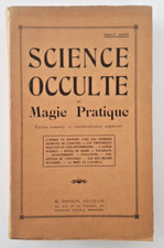Livre, science occulte et magie pratique, M Drouin éditeur, Paul C.Jagot, 1924