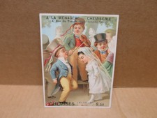 A LA MENAGERE chemises PARIS chromo tarif scène de noces jouer violon