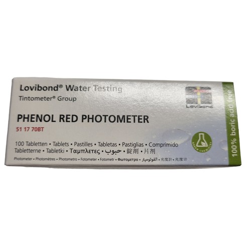 Phenol red photometre pack - , 100