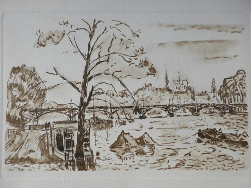 Paul signac les inondations - les,