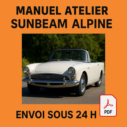 Manuel atelier sunbeam alpine - atelier,