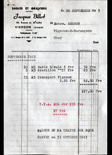 VIERZON (18) SABLES & GRAVIERS "Jacques BILLOT" en 1963