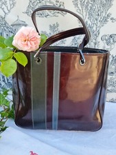 ANCIEN SAC VINTAGE LONGCHAMP VERNIS BORDEAUX