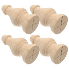  4 Pcs Pieds De Canapé Remplacement Table Bois Cuisses Basse Bureau