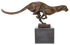 Statue de bronze puma cougouar
