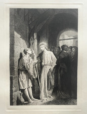 Aveugle Jesus GRAVURE Eau