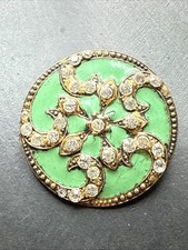 Ancienne Broche En Acier Art