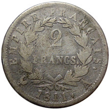 2 Francs NAPOLÉON Ier 1811 A
