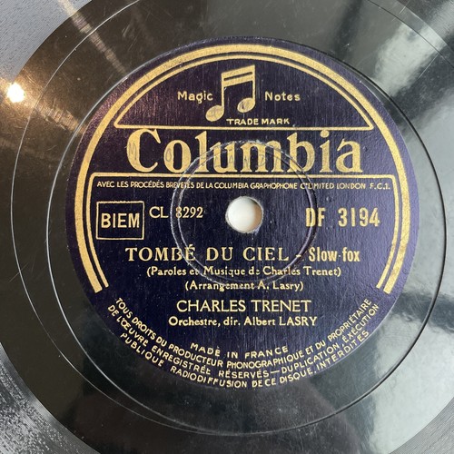 Rpm charles trenet tombé - 78,