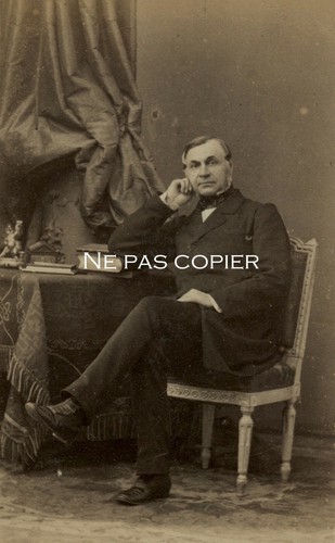 Portrait homme vers 1860 - vers,