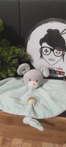 Doudou souris gipsy vert - souris,