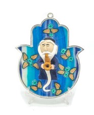 FIGURINE HAMSA HAND FIMO BÉNÉDICTIONS - HOME BÉNING WALL HANG (14,5 CM X 12 CM)