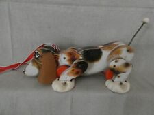 JOUET VINTAGE EN BOIS CHIEN SNOOPY FISHER PRICE TOYS ANNEES 60