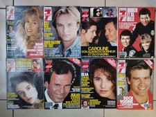 Lot de 8 télé 7 jours de
