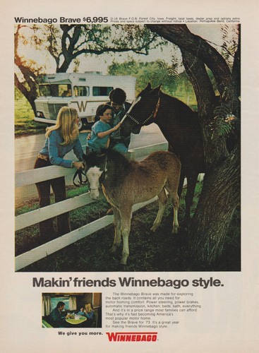1973 winnebago brave - rv,